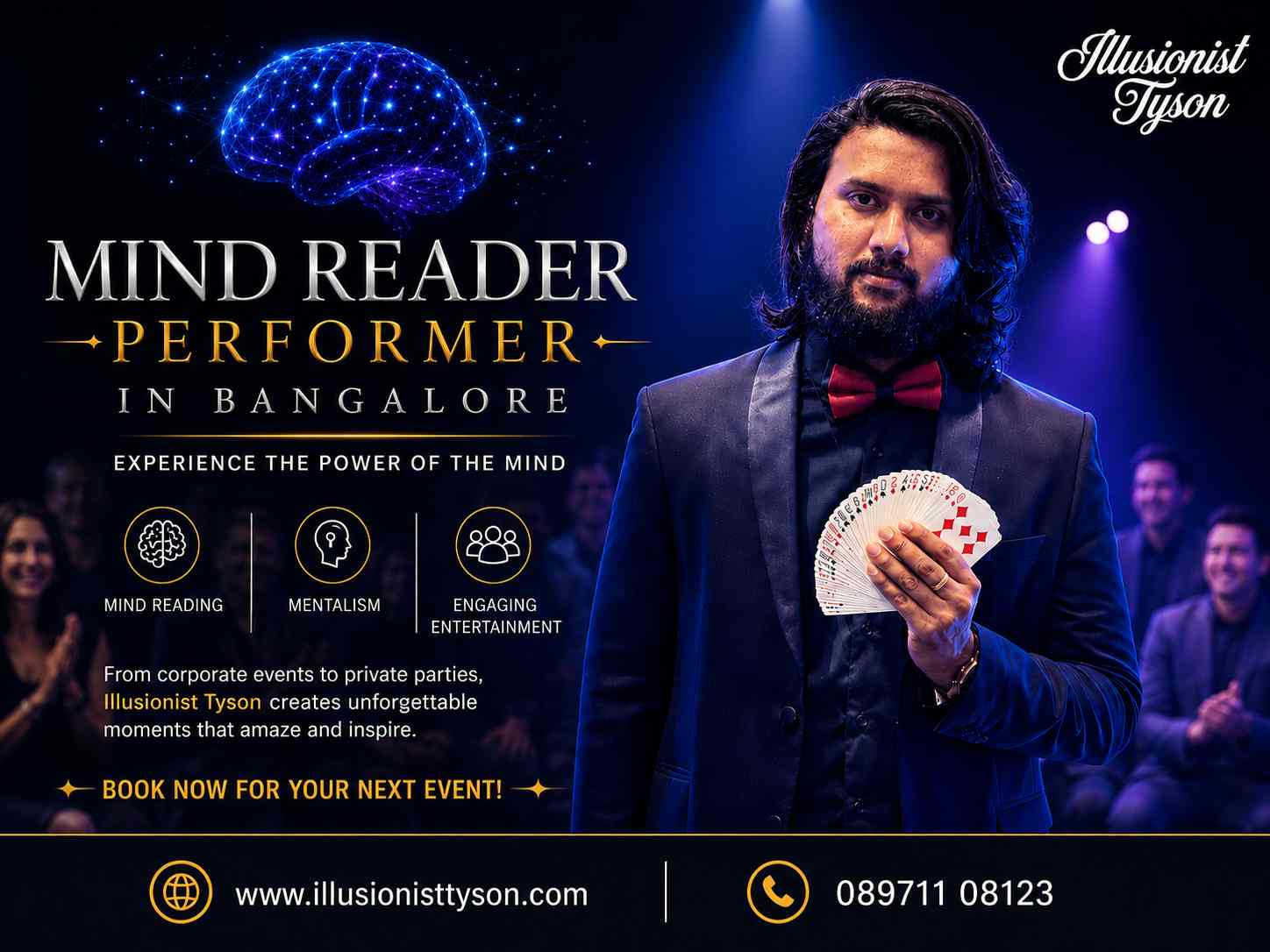 Mind Reader Performer in Bangalore: Make Your Event Truly Unforgettable